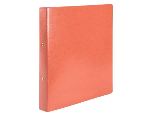 Pasta aneis liderpapel cartao couro folio 2 aneis 25mm redondos lombada 40 mm , Liderpapel , 1558 , 8423473015586